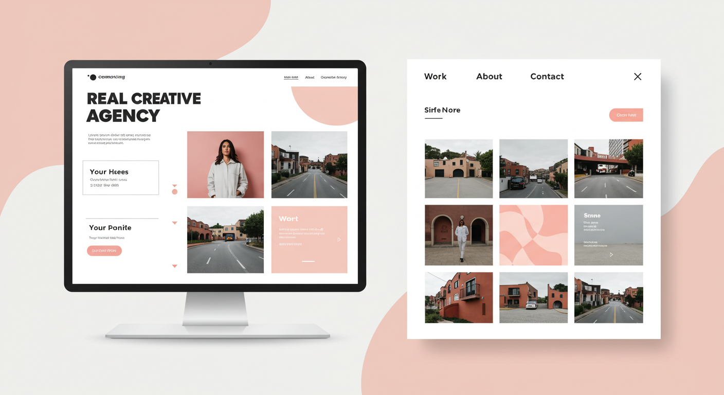 Concept Website Design - Marketing Agency. 