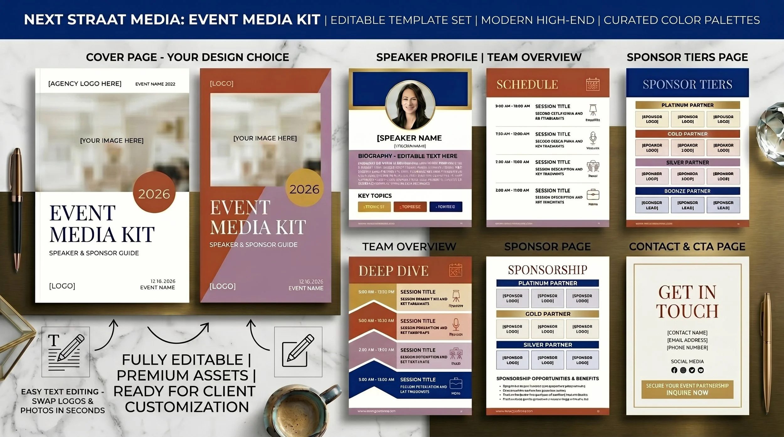 Event Kit Template - Muted