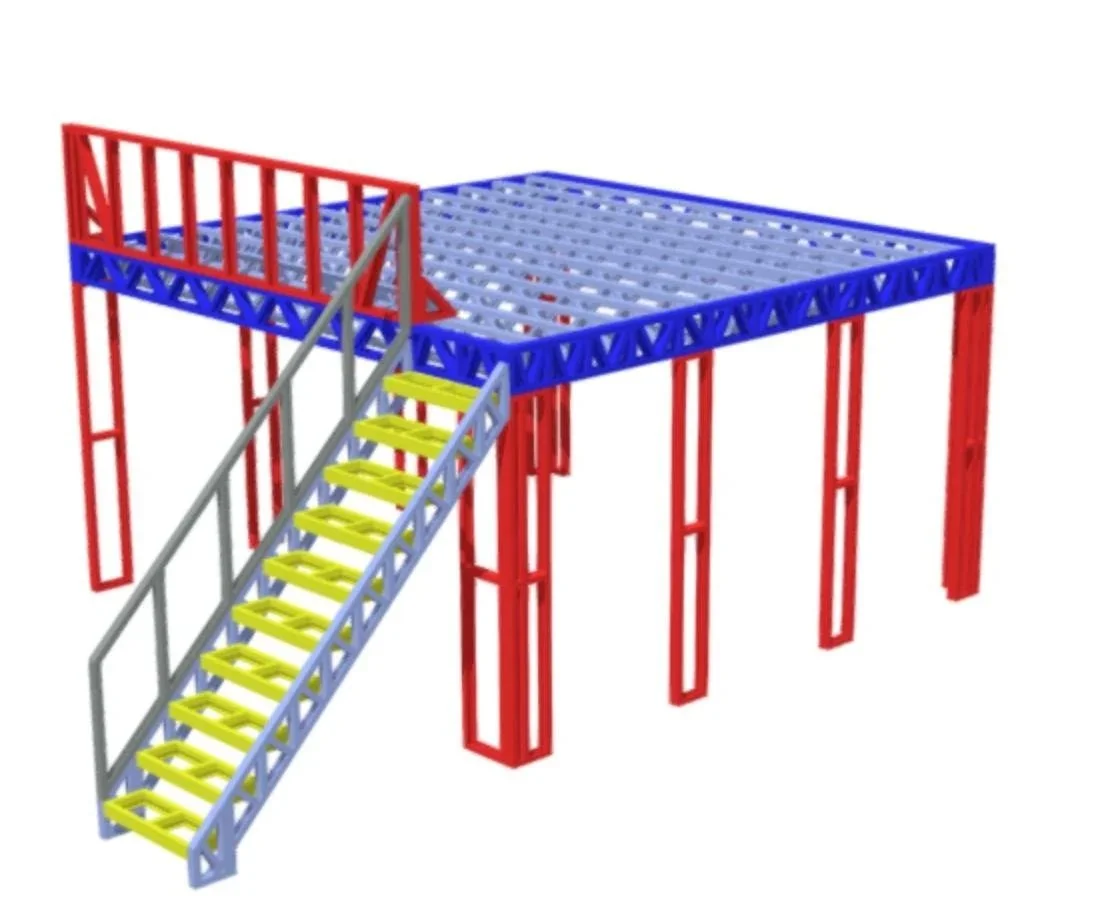 3d Mezzanine frame