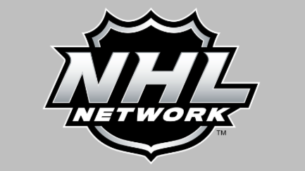 NHL Network logo on a gray background.