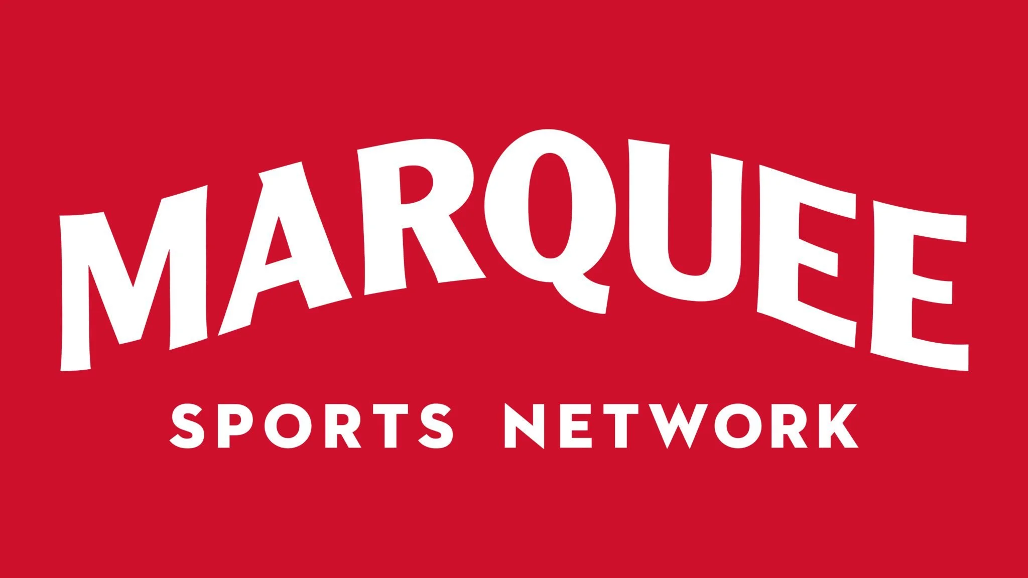 Marquee Sports Network logo with red background and white text
