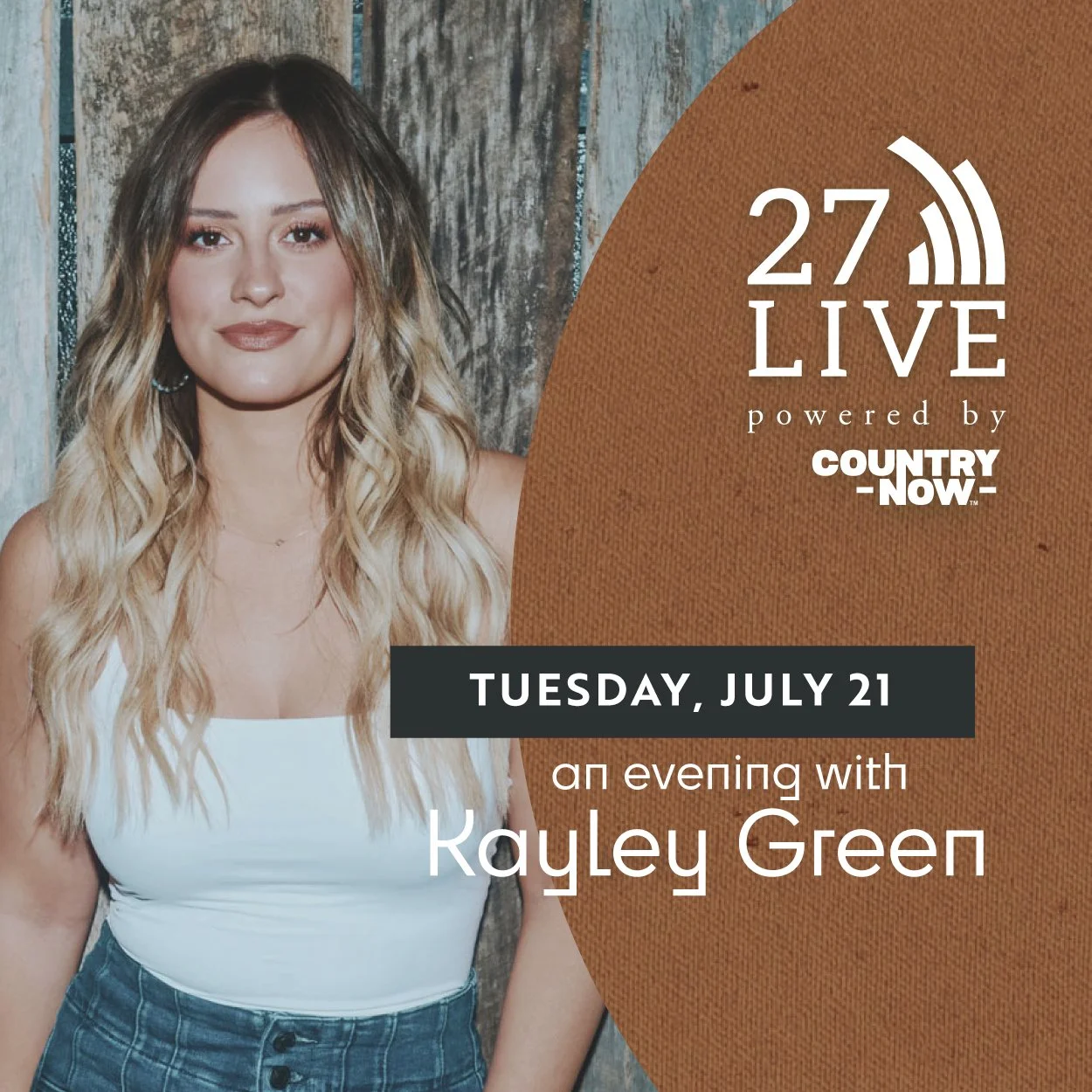 27LIVE Sessions: An Evening with Kayley Green
