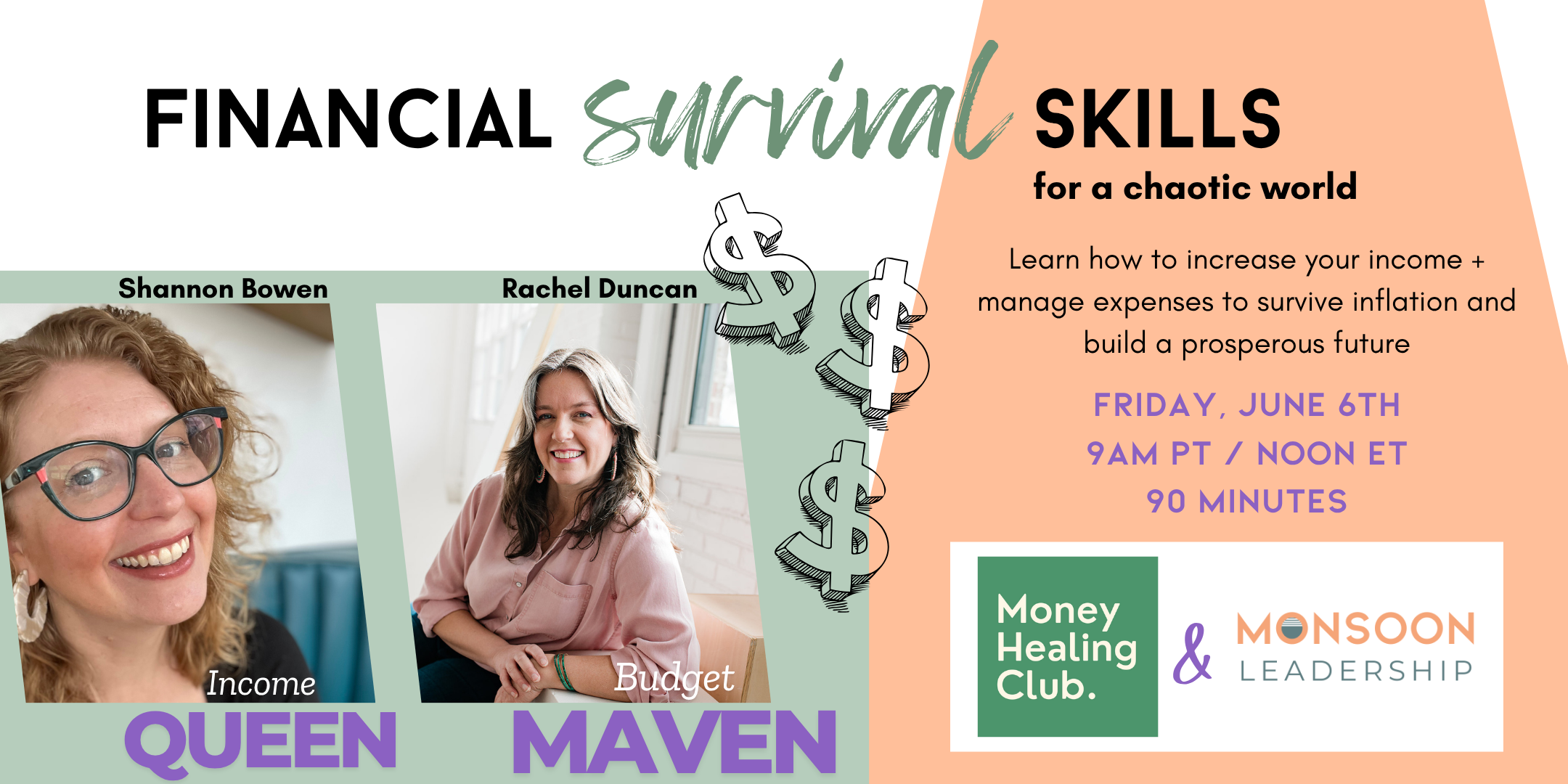 Financial Survival Skills event image with link