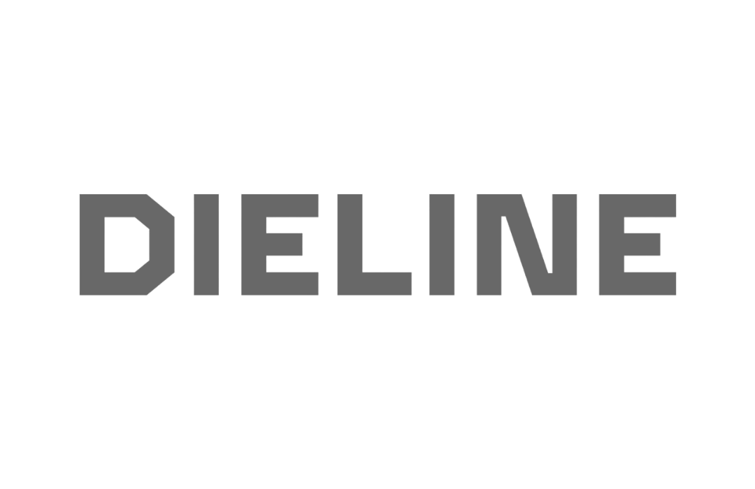 The word 'DIELINE' in large letters on a  transparent background.
