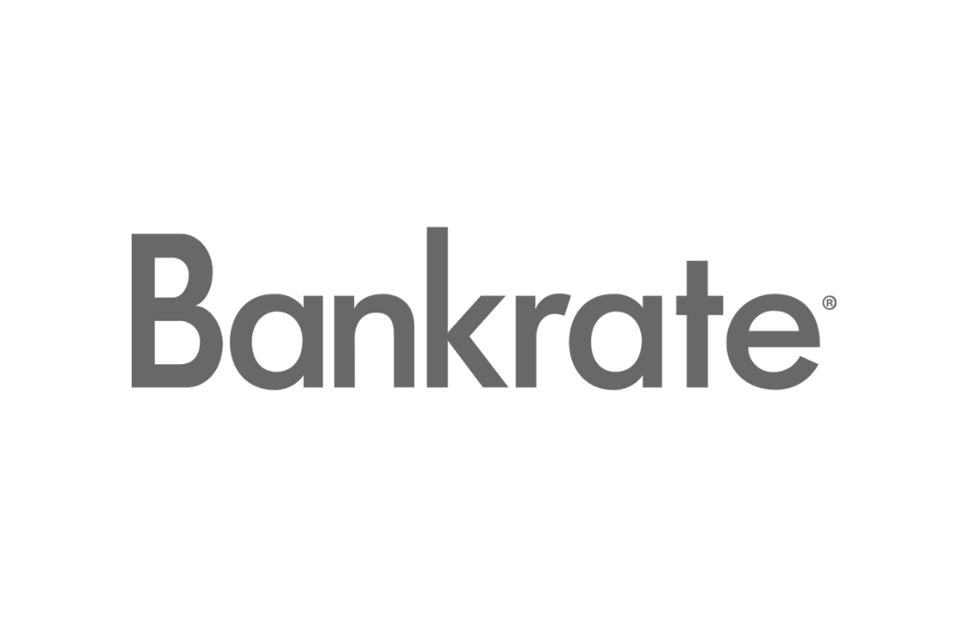 The word 'Bankrate' in charcoal black text with a registered trademark symbol.