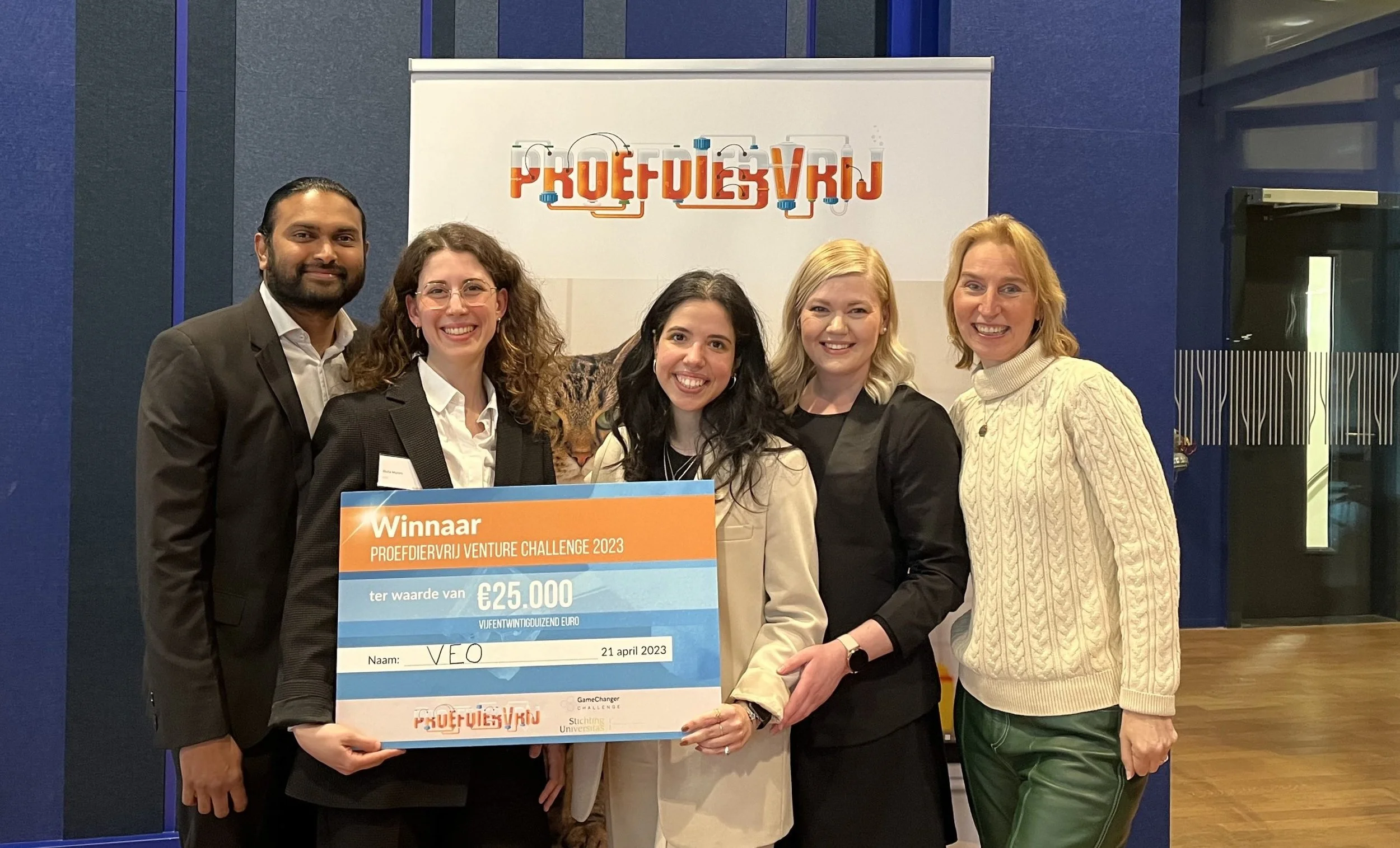 VEO: Winner of Proefdiervrij Venture Challenge 2023