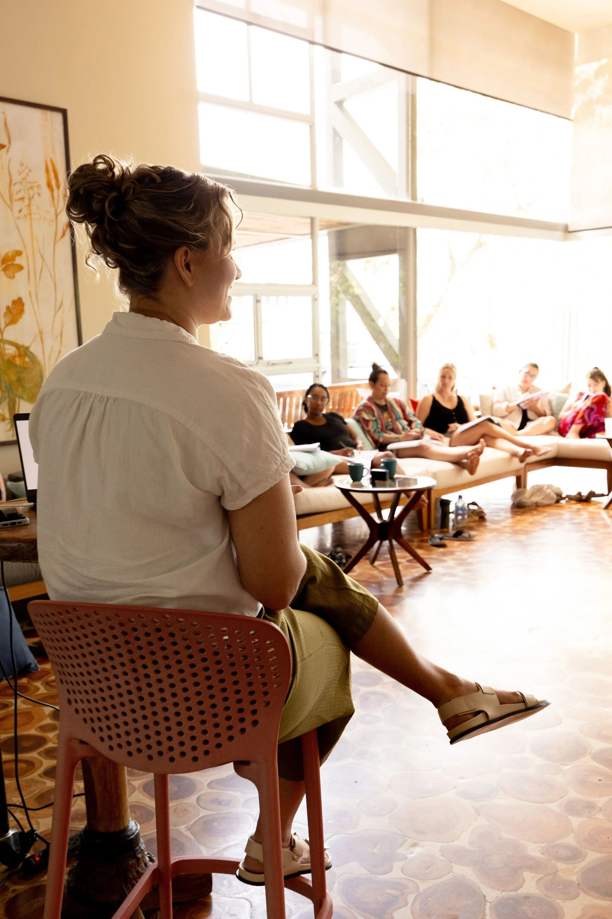 Industry leader speaking at the BuildHer Leadership Summit