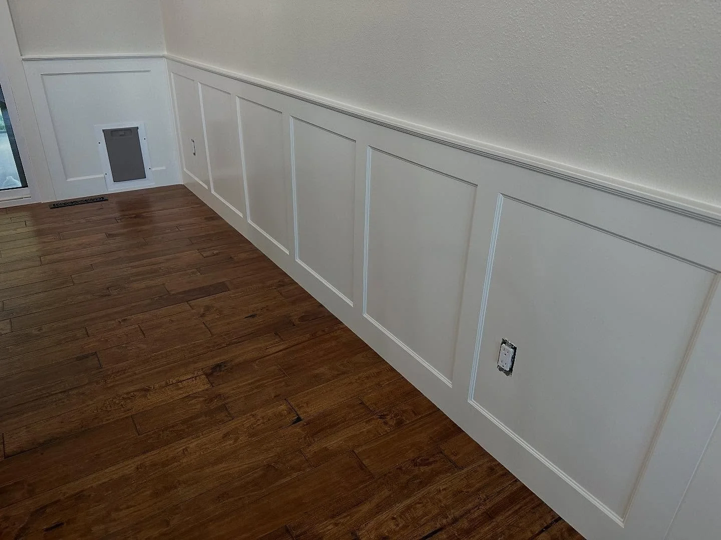 Painted wainscotting