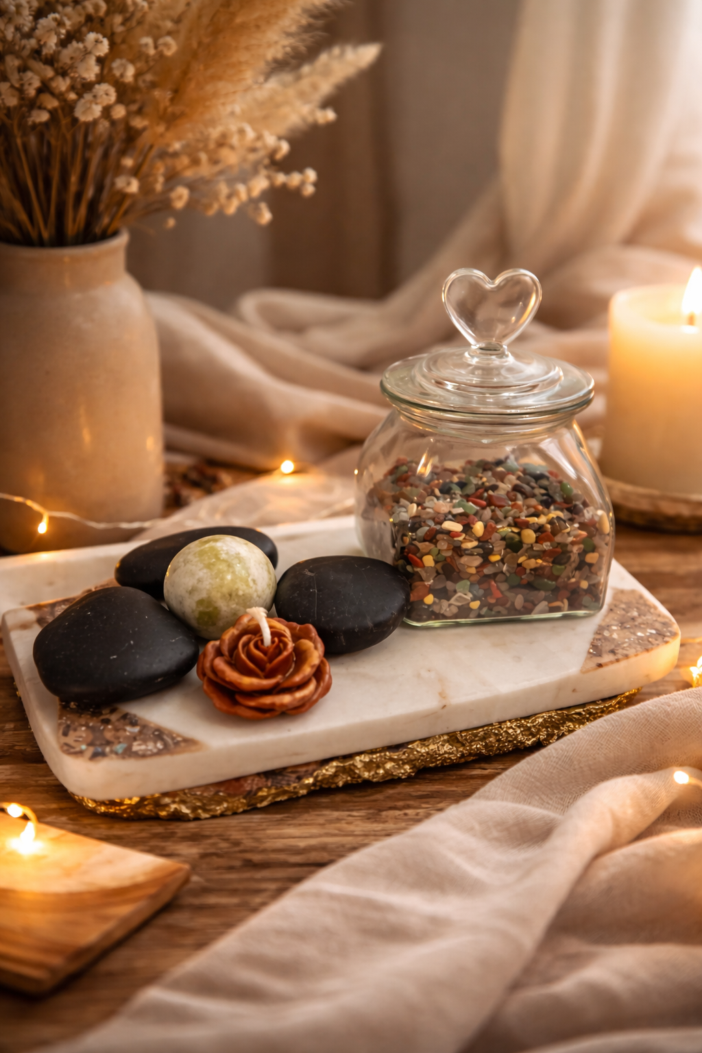 Rose & Love Infused Candle