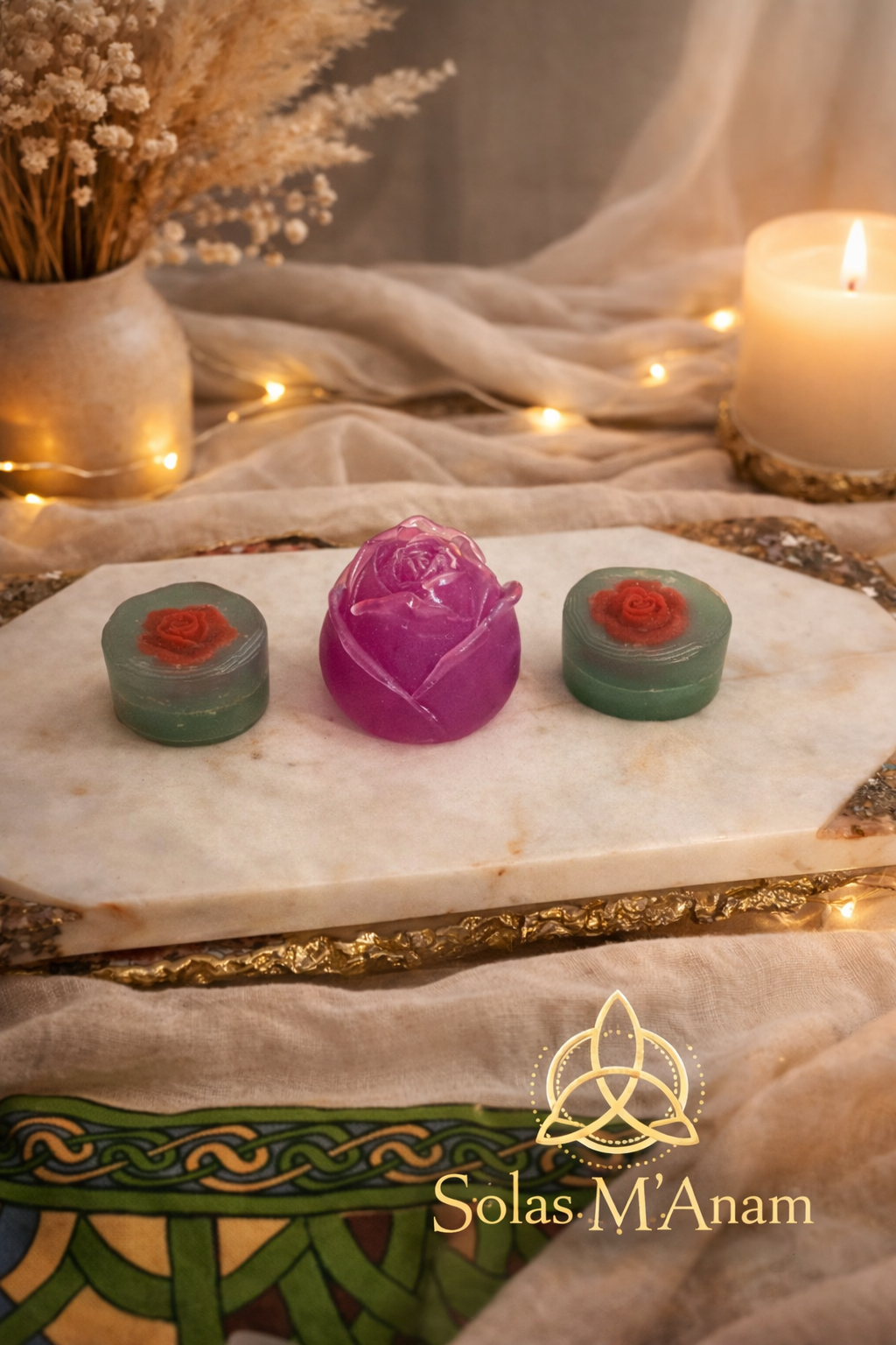 Rose Infused Cleansing Soap Trio