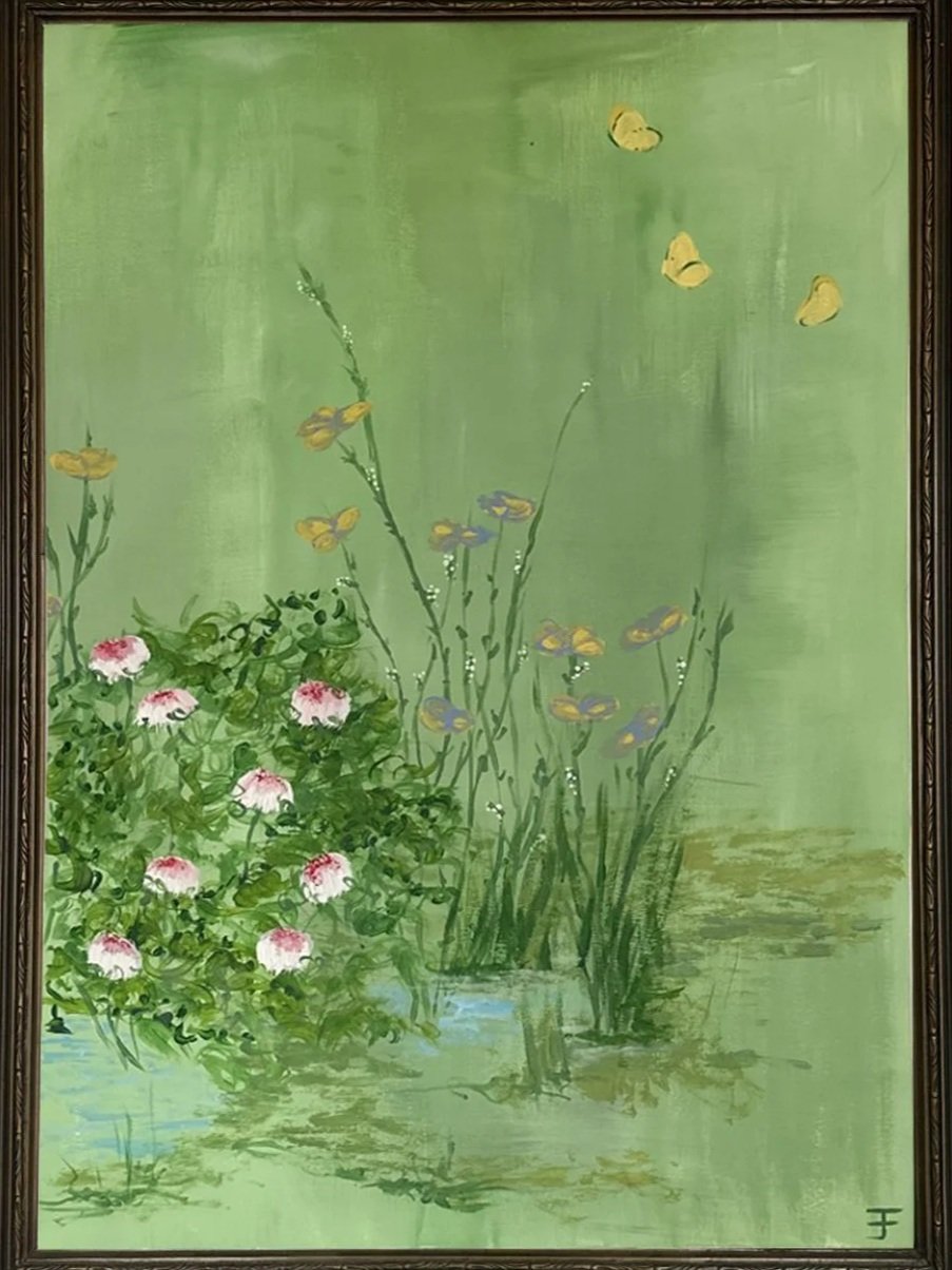 Skopelos Flora Painting