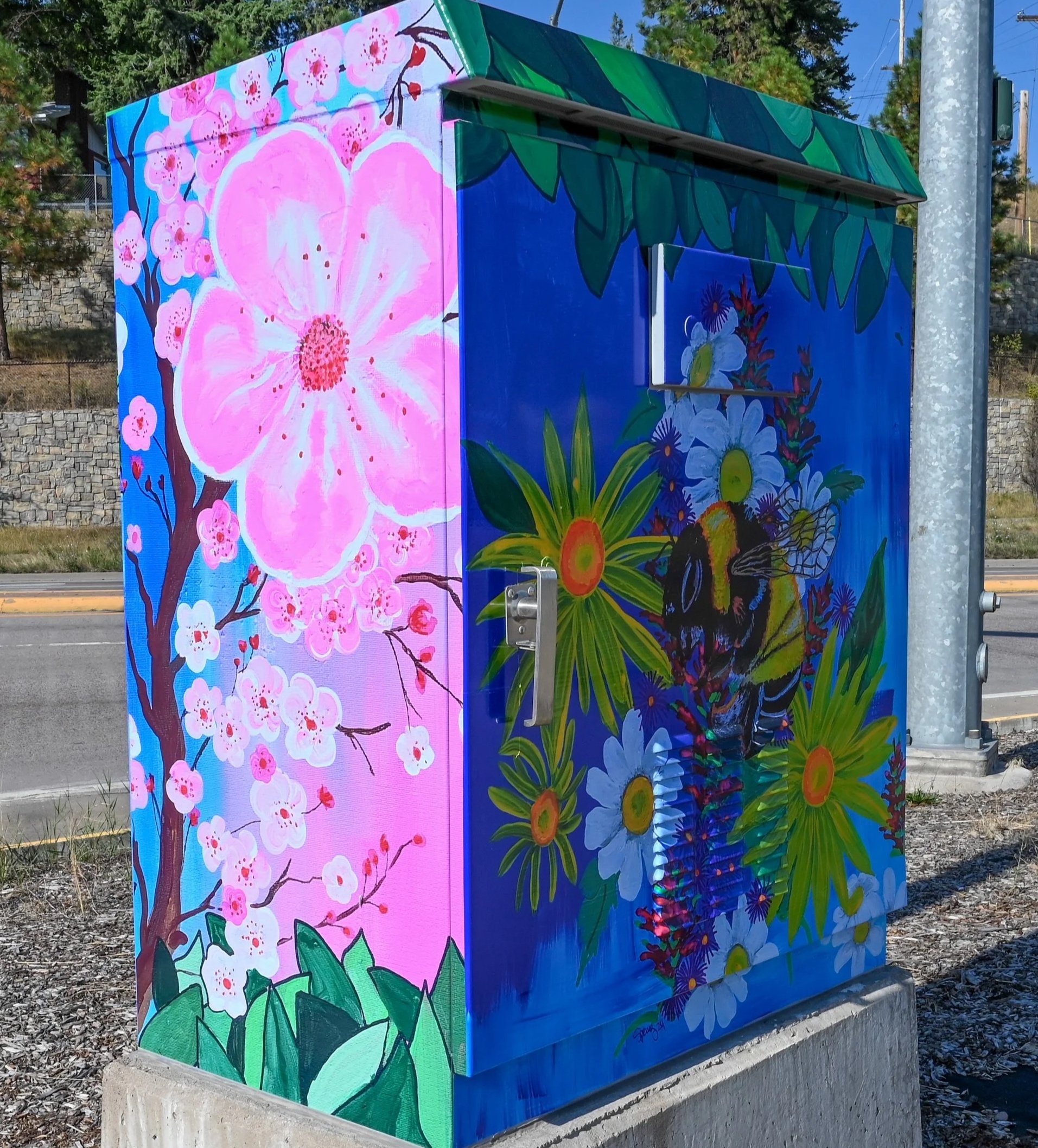 Spring McKee's box at Safeway junction 