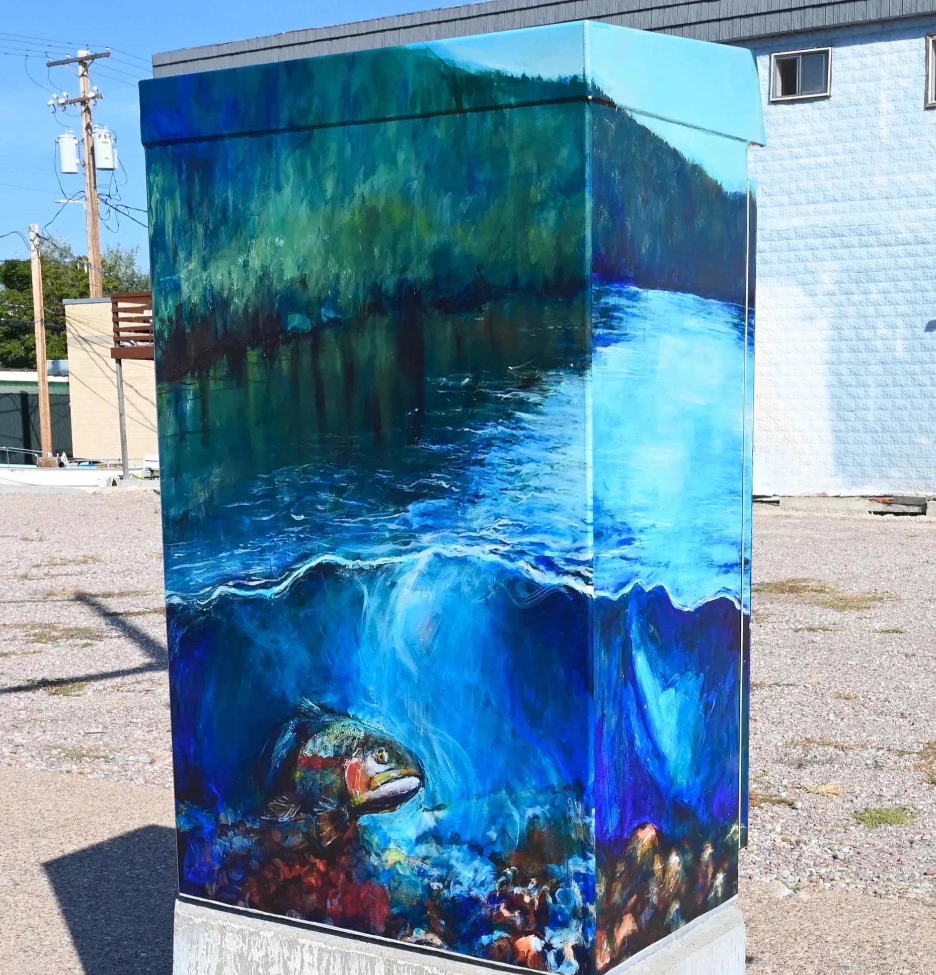 Luke Osborne's box near The Durham