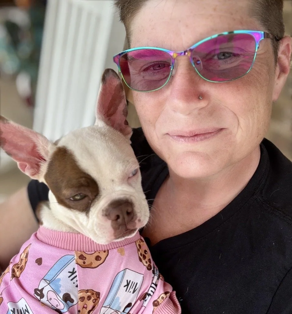 Regina and Her Dog Agent P also known as Percy the famous tiktok dog