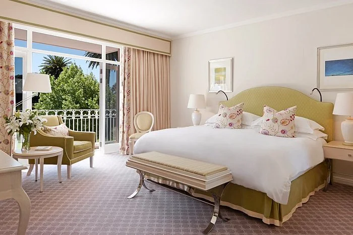 One of beautiful deluxe rooms at the Mount Nelson