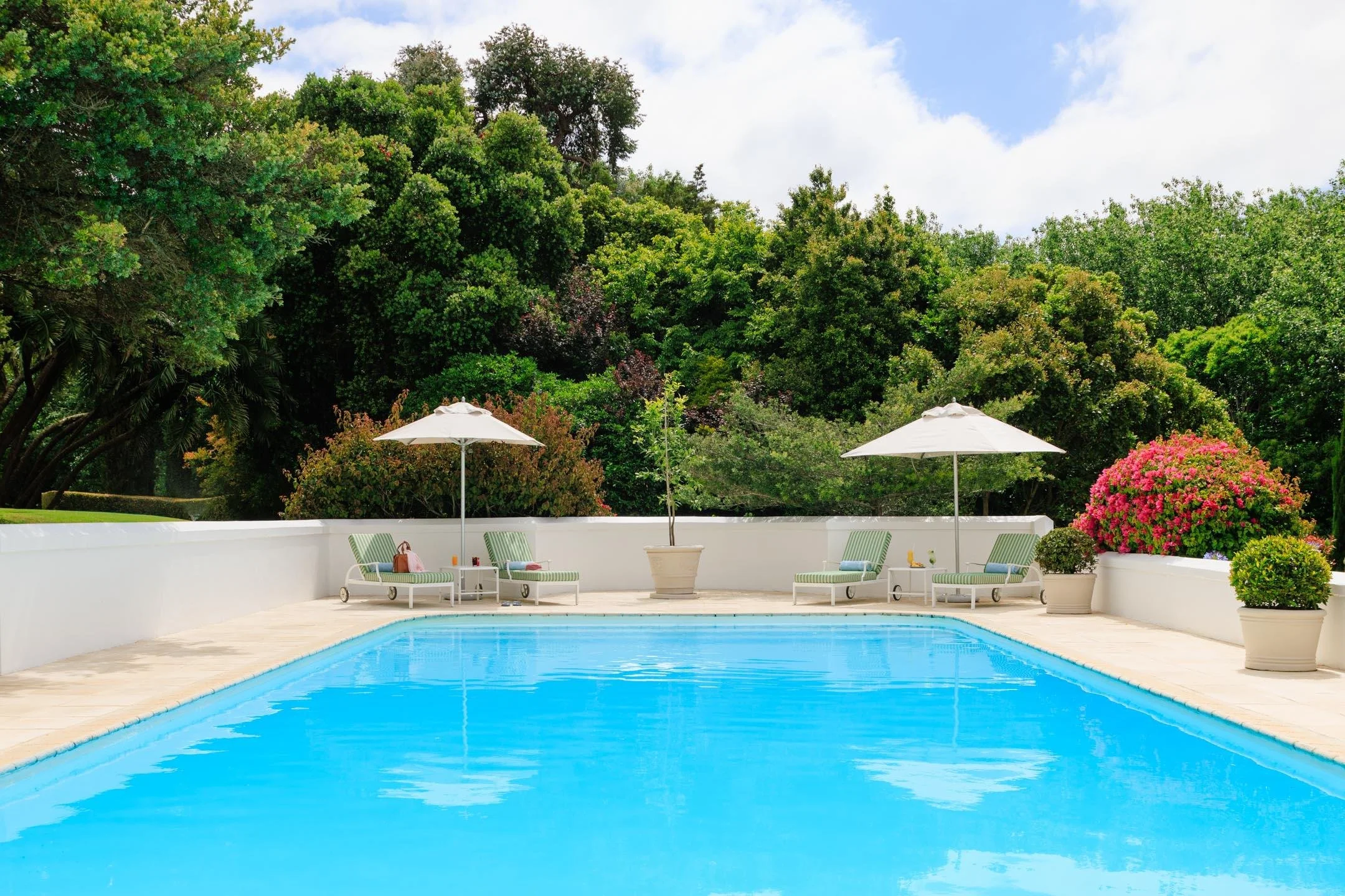 Heated outdoor pool