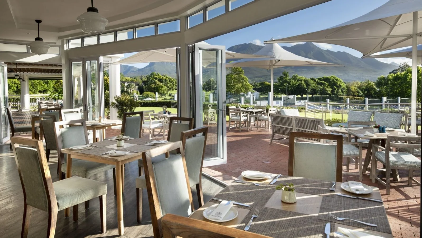 The Monet Restaurant at Fancourt, one of 5 restaurant options for guests 
