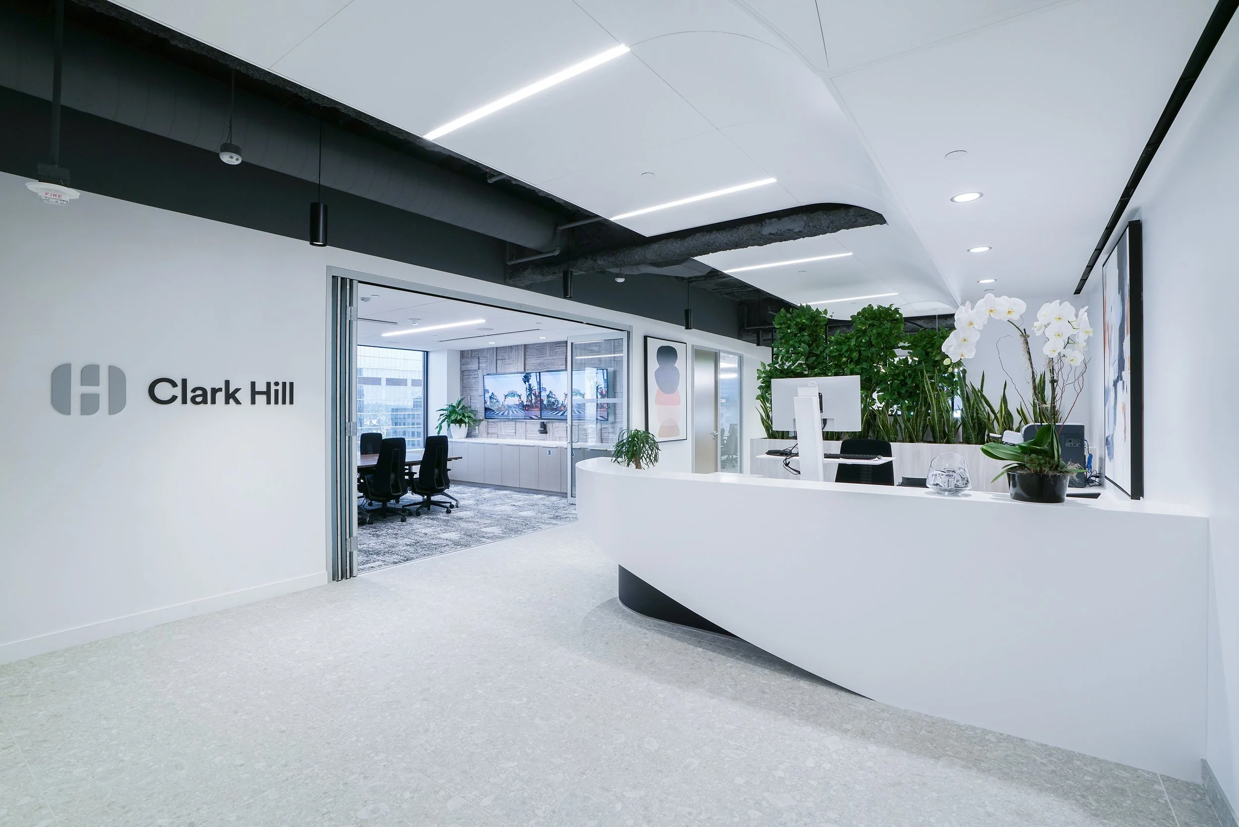 Clark Hill office interior -entry