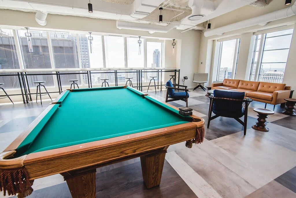 Salvi Law office interior - lounge
