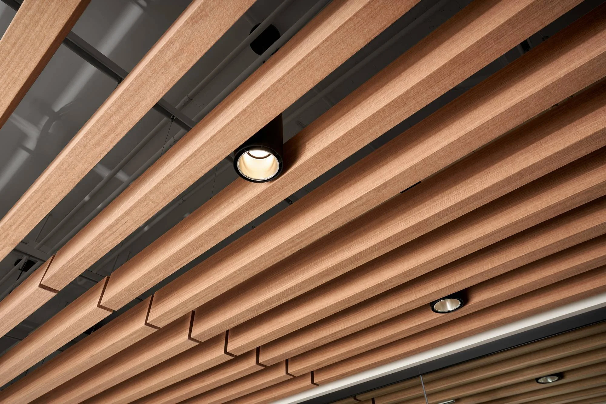 Clark Hill PLC - Austin Office Interior - Break room ceiling detail