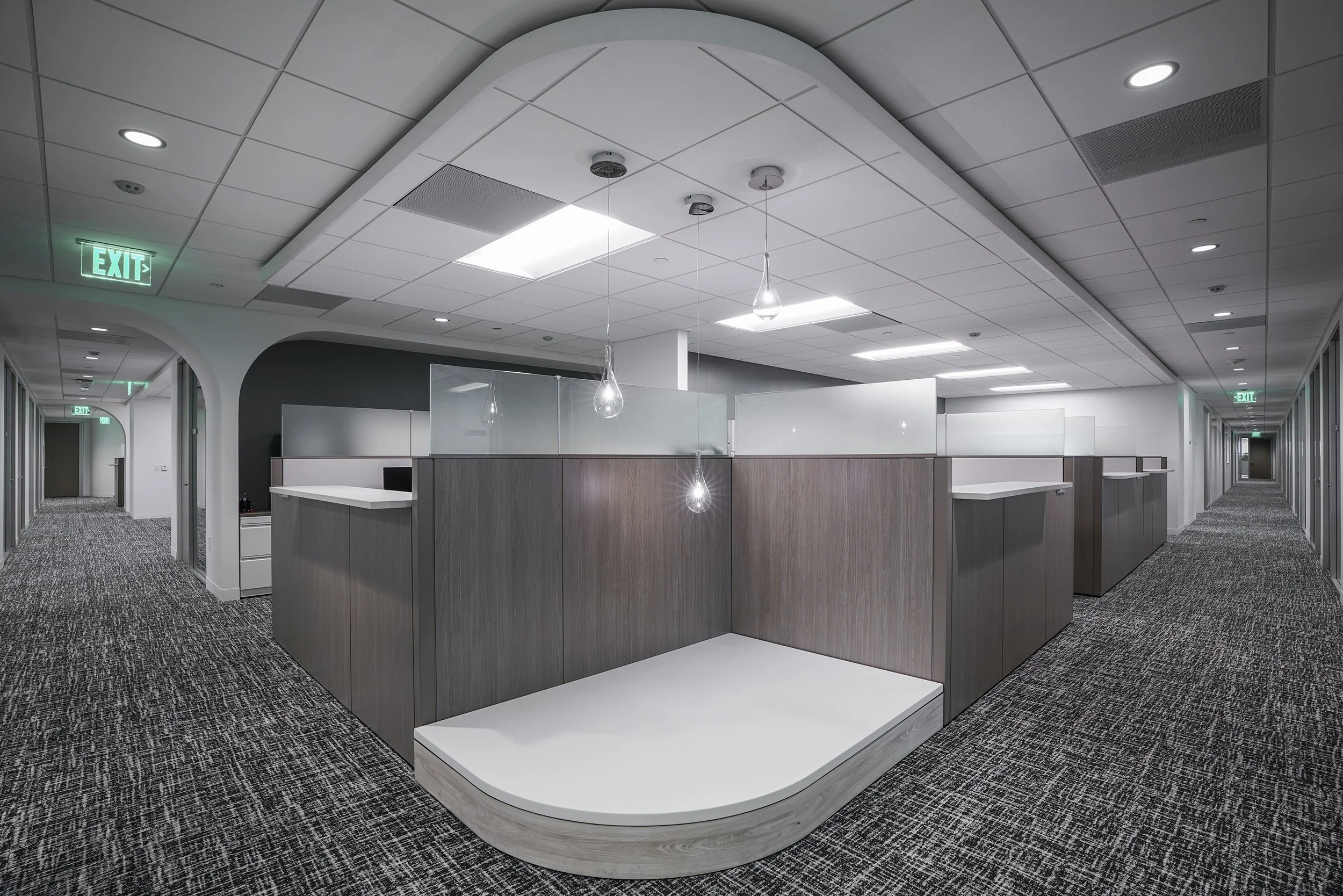Clark Hill office interior -workstations