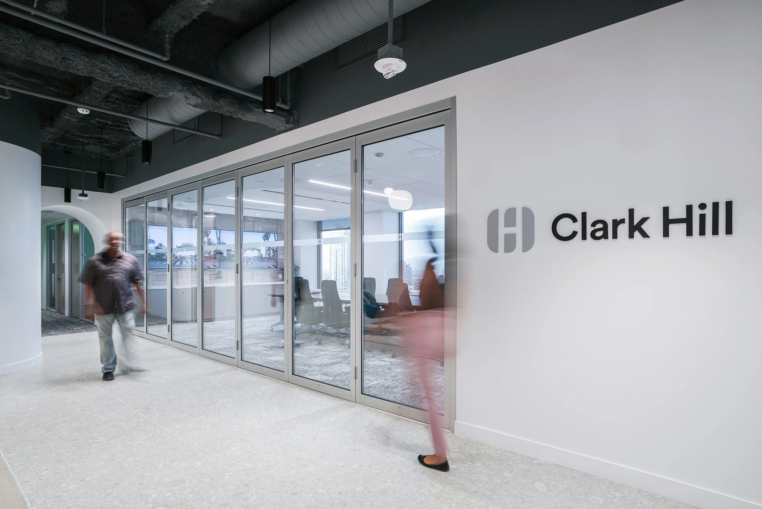 Clark Hill office interior - hallway