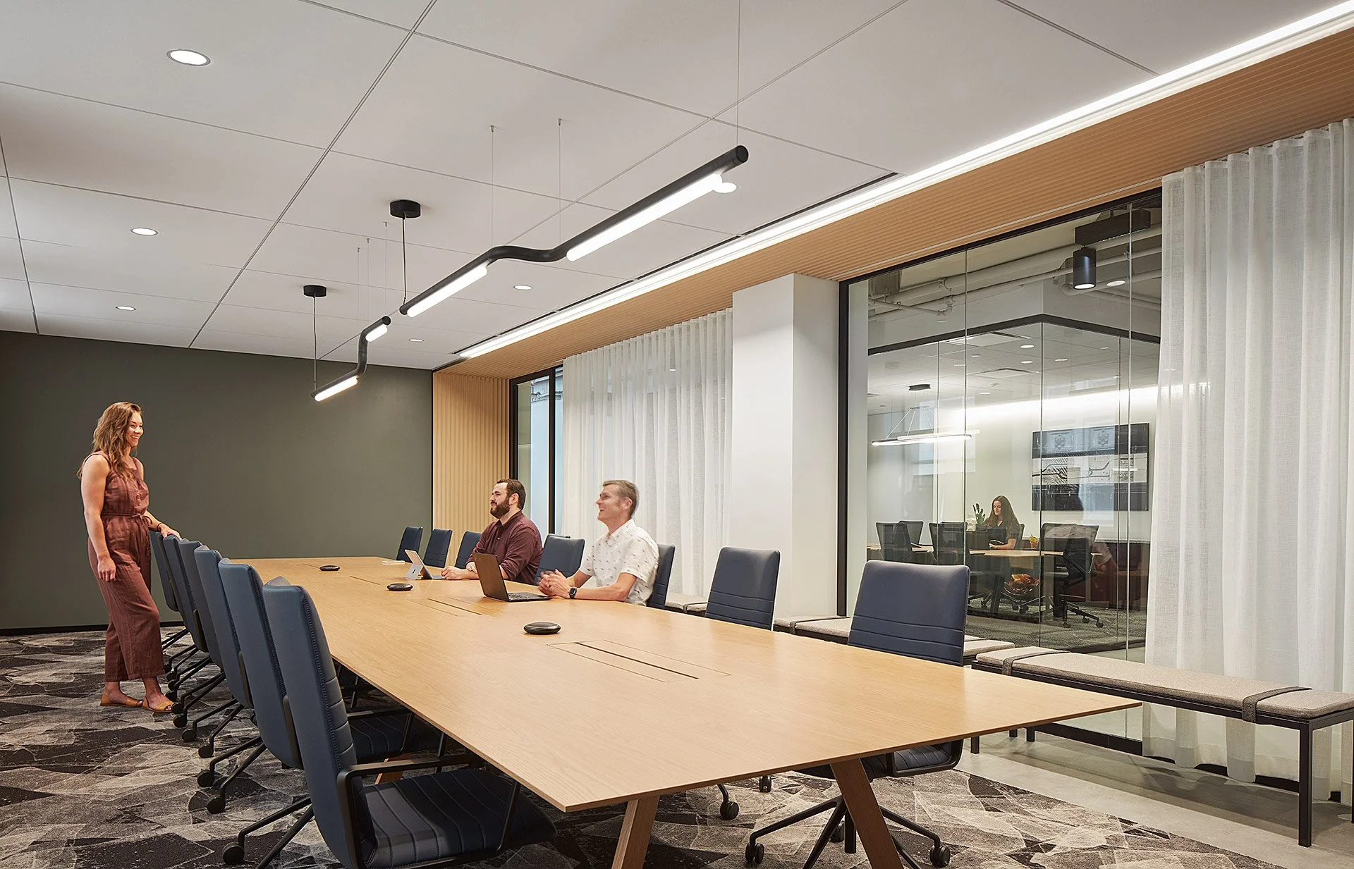 Simplex Trading office interior - conference