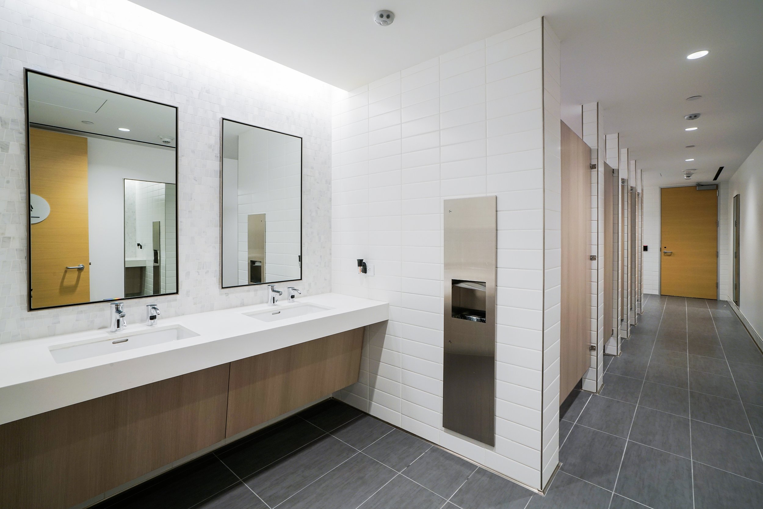 Clark Hill office interior - restroom