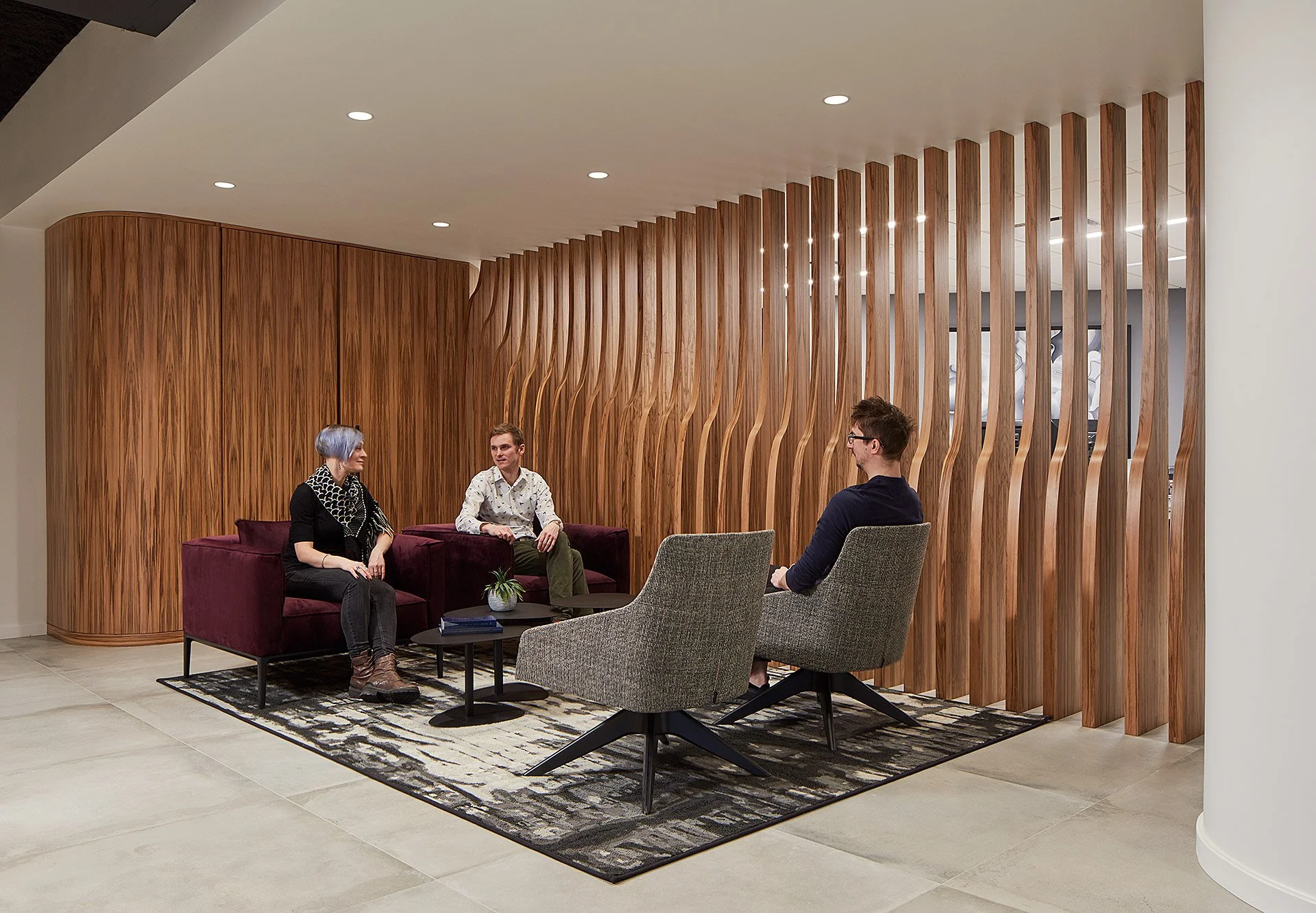 Goldman Ismail office interior - seating area