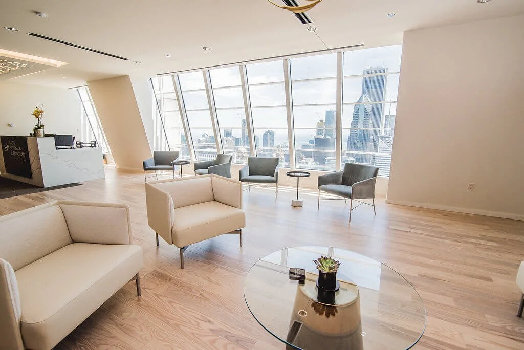 Salvi Law office interior - reception