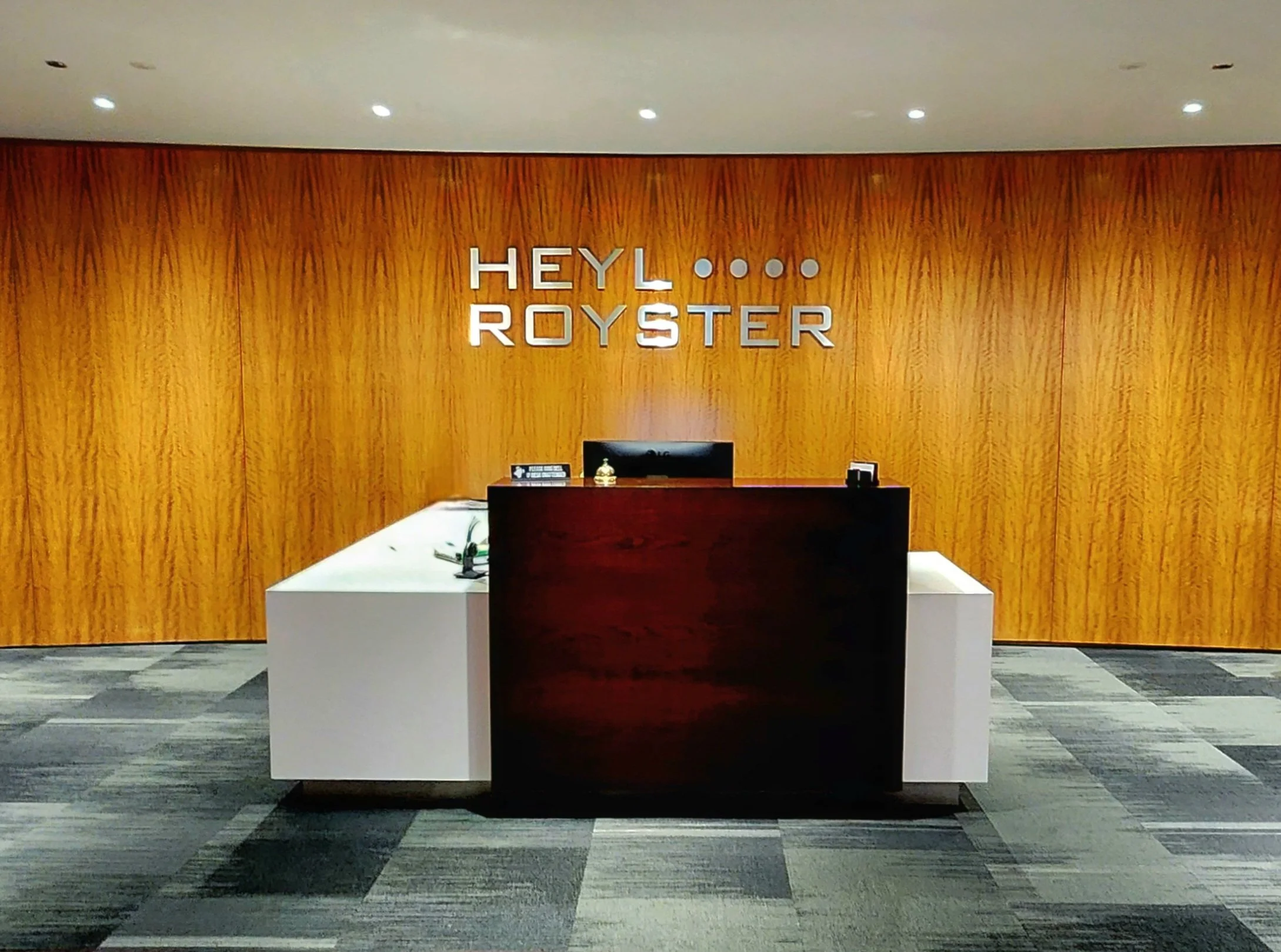 Interior office photo of Heyl Royster's Chicago lobby