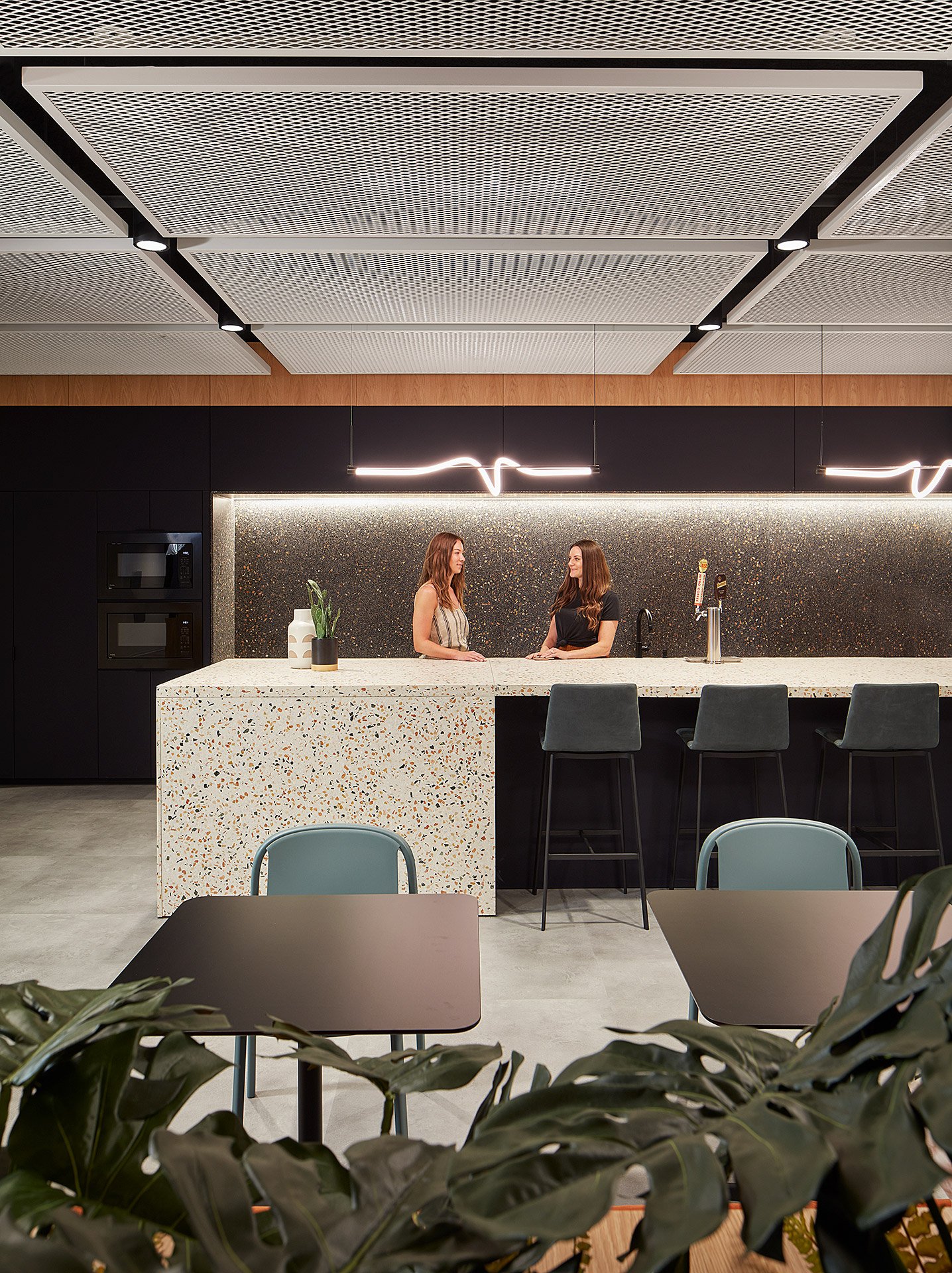 Simplex Trading office interior - breakroom