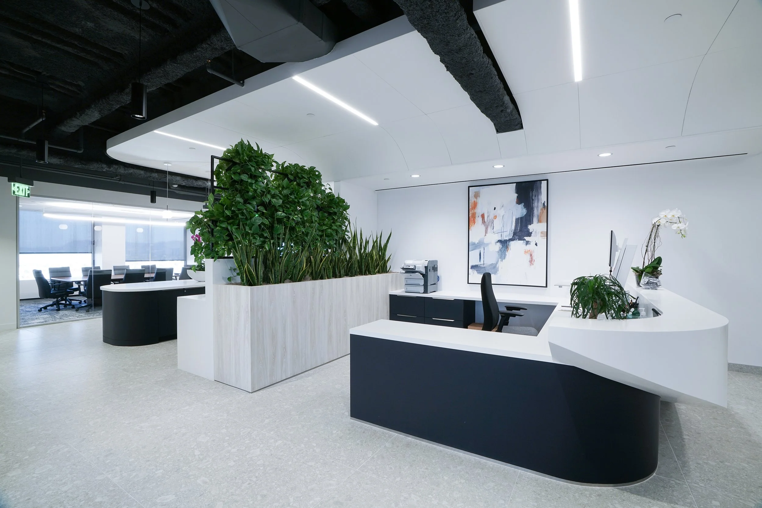 Clark Hill office interior  - reception