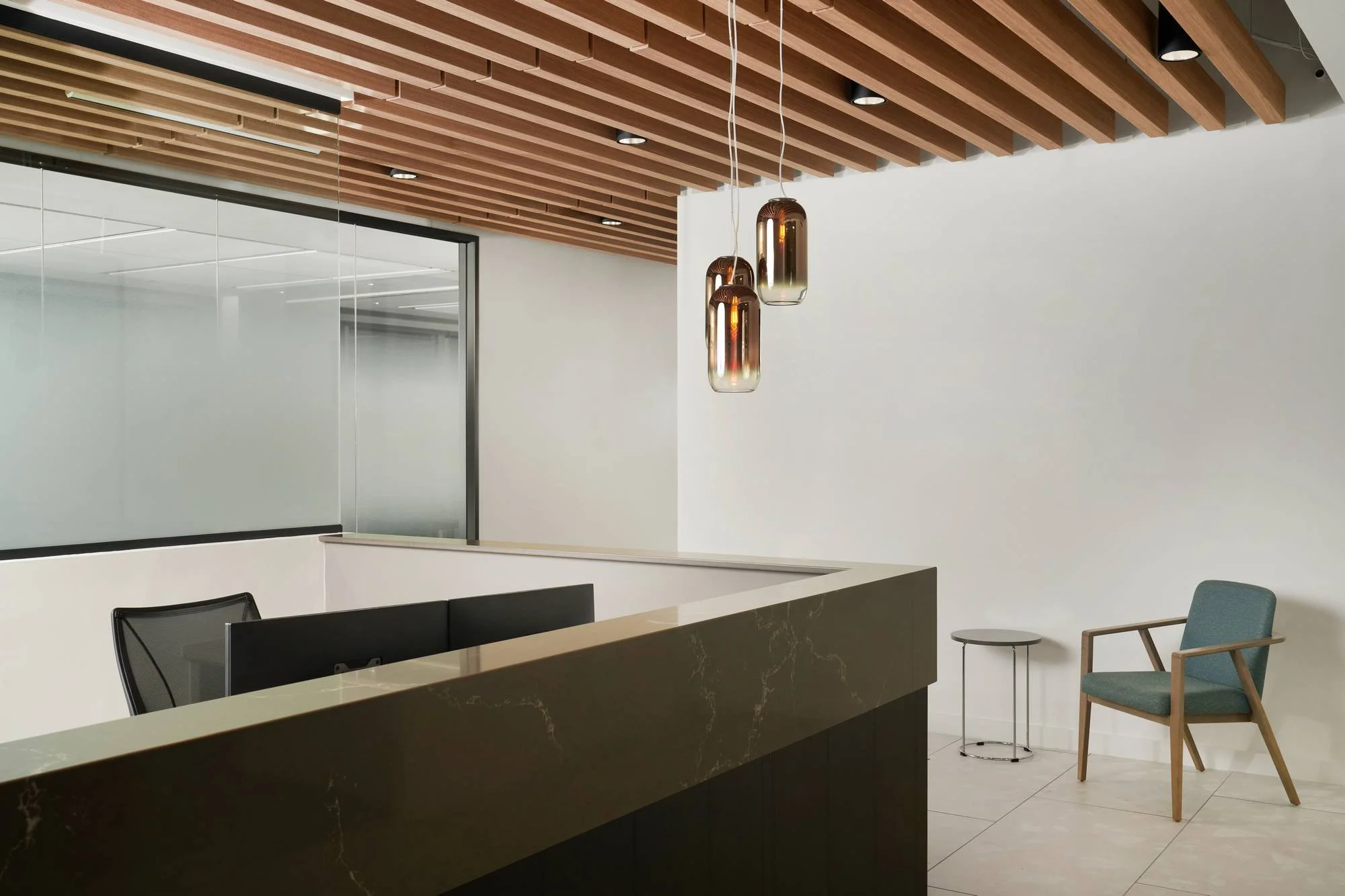 Clark Hill PLC - Austin Office Interior - entry & lobby