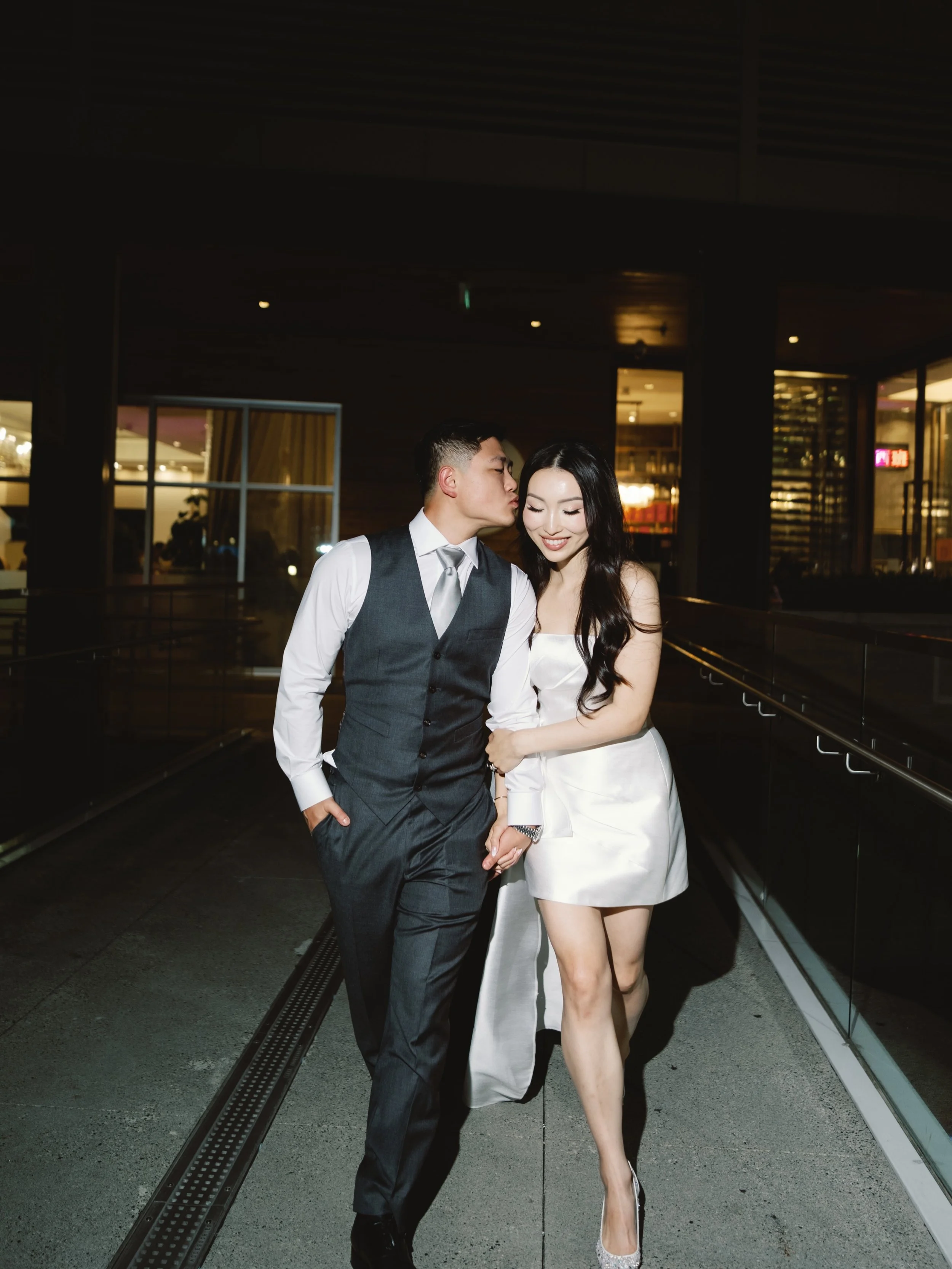 If we were to describe Kat &amp; Cliff&rsquo;s wedding in three words, it would be this: elegant, joyful, and unapologetically-fun 🤍

The kind of wedding day where tears and laughter exist in the same breath. 🫶🏼 Where the portraits feel timeless, 