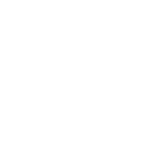 Outline of a moving truck with a house graphic on it, set against a black background.