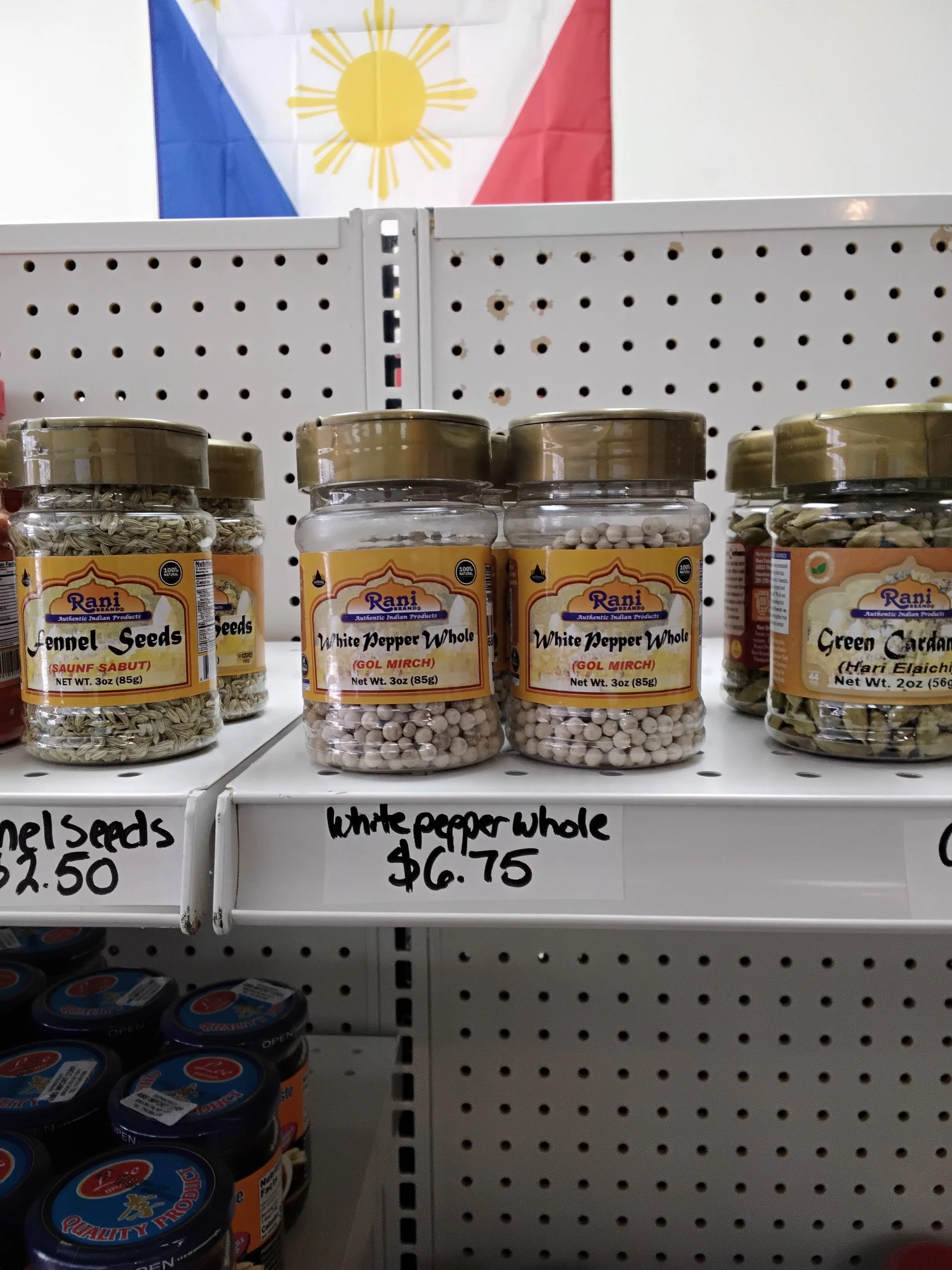 White Pepper Whole 3 oz