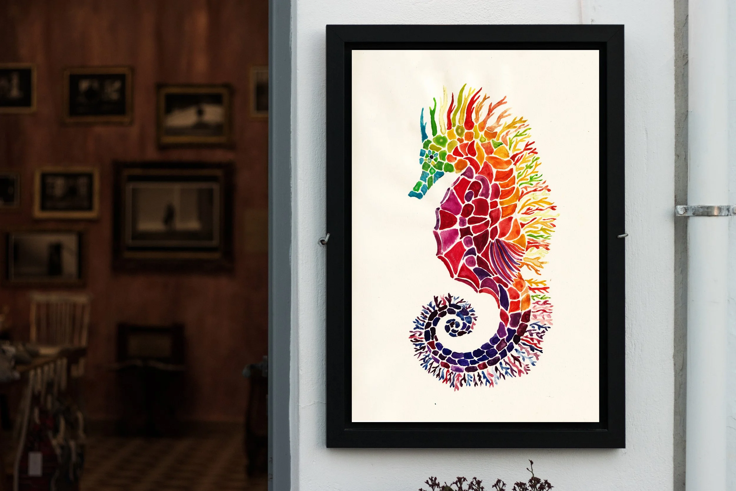 seahorse Poster frame display.jpg
