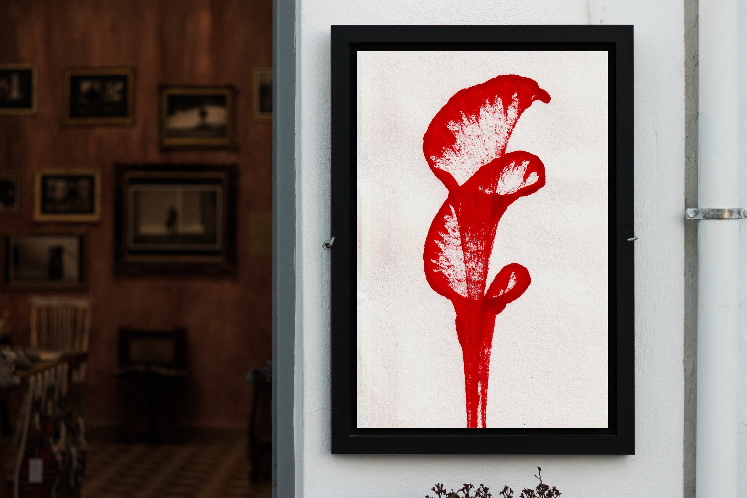 red trumpetPoster frame display.jpg
