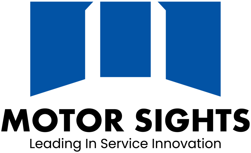 Illustration of a black shopping cart icon in front of an open cardboard box, with blue background on either side.