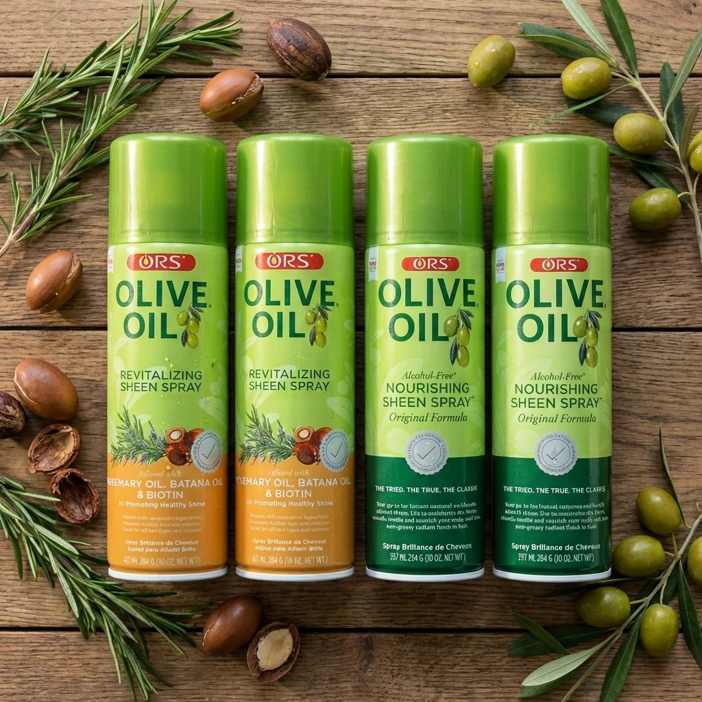 ORS Olive Oil Nourishing Sheen Spray for Restorative Shine (10 oz)