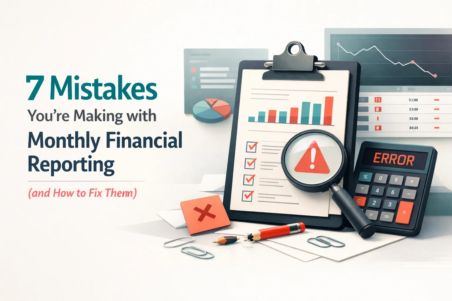 7 Mistakes You're Making with Monthly Financial Reporting (and How to Fix Them)