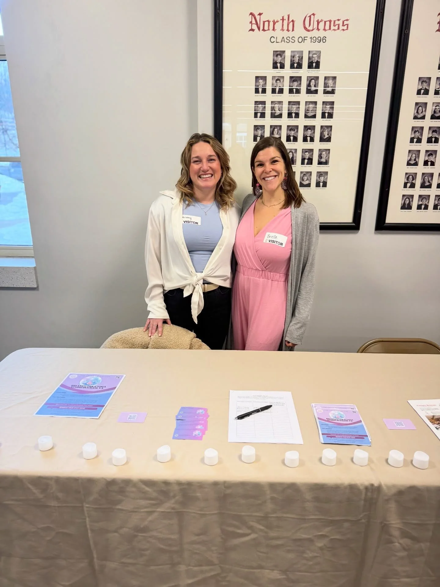 Thank you so much to @northcrossschool and @getulioarbrasil for having us at the schools wellness fair!!! This was our first ever event together as a live business!!!🥹💗 thank you everyone there for your kindness, willingness to come say hi and hear