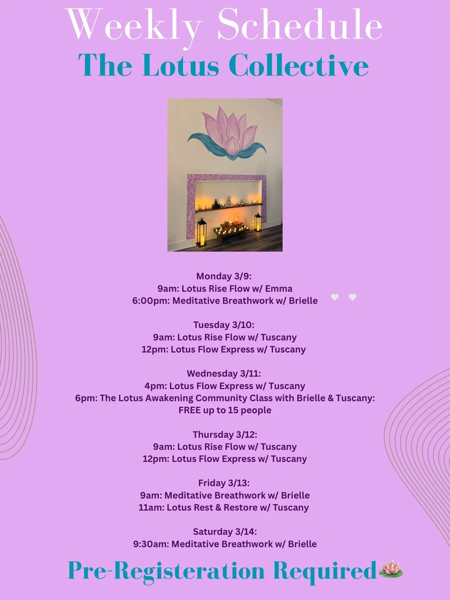 Hi Lotus Fam!🪷✨ today, spring forward which means longer days and beautiful later sunsets yayayaa! Spring is on the horizon💓 This is the perfect time to plant the seeds, water them, and put so much nourishment into YOU! 

This week&rsquo;s THEME: I