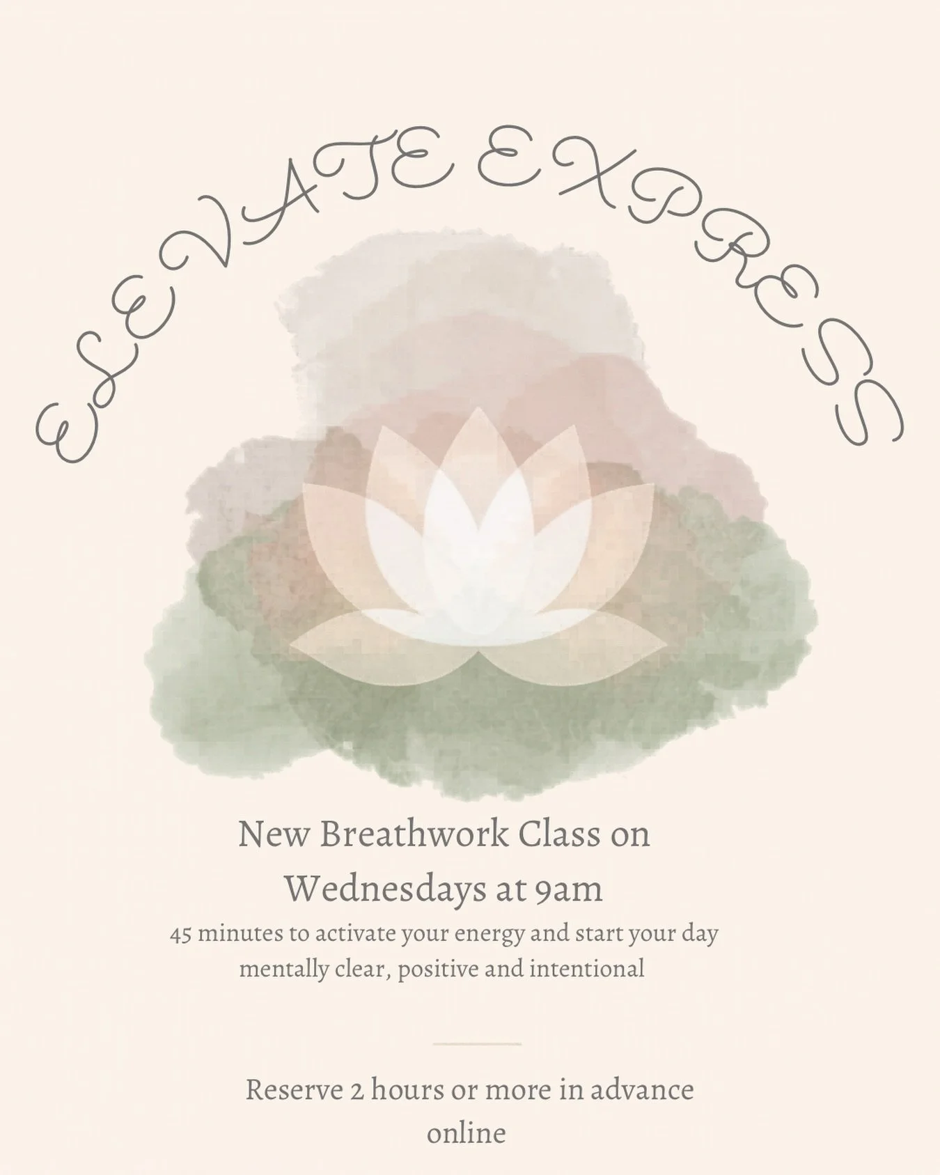 A new Breathwork class is coming to the lotus collective!!

It&rsquo;s been on my heart to share Breathwork in a different way and one I used to teach more often.

Enter: &ldquo;mini-sessions&rdquo;

We won&rsquo;t be going as deep as our transformat
