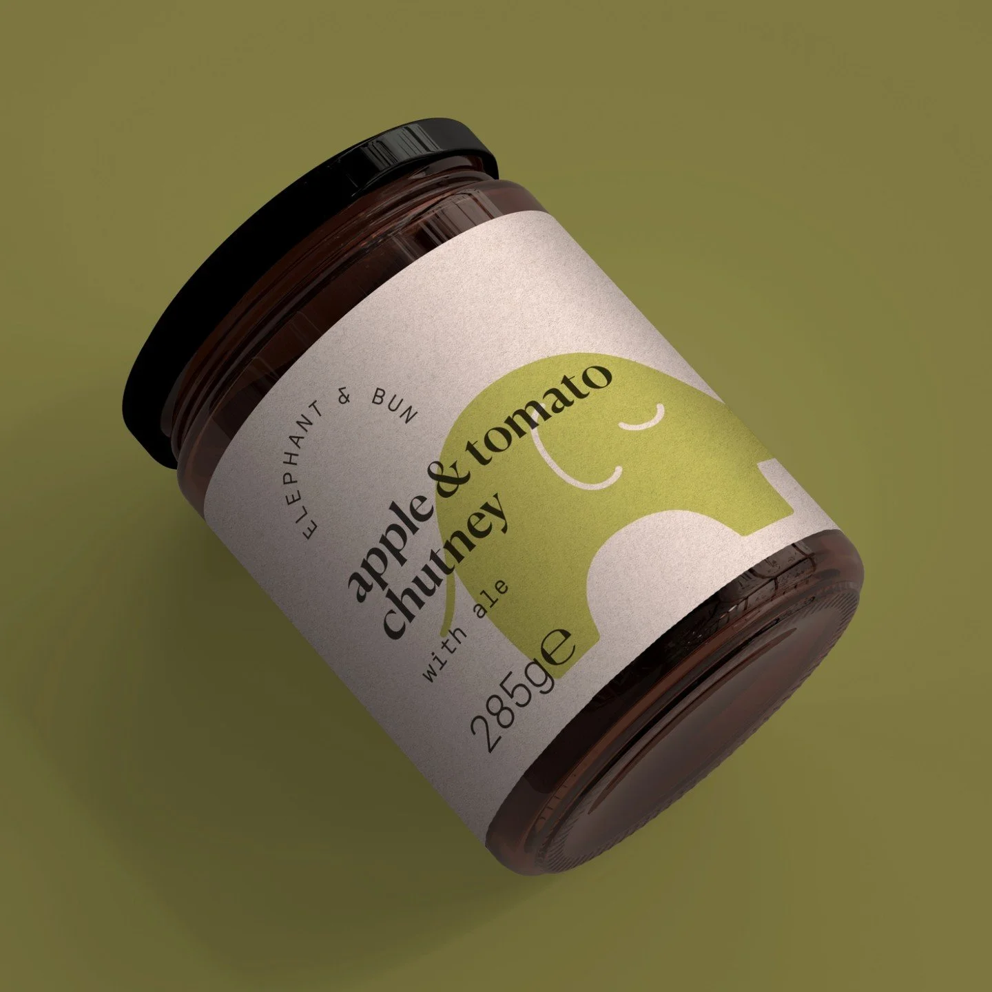 As part of the long-standing partnership with @elephantandbundeli, I was commissioned to design packaging for the launch of their new chutney range. The iconic elephant logo champions the label, with each variant featuring a defining colour to create
