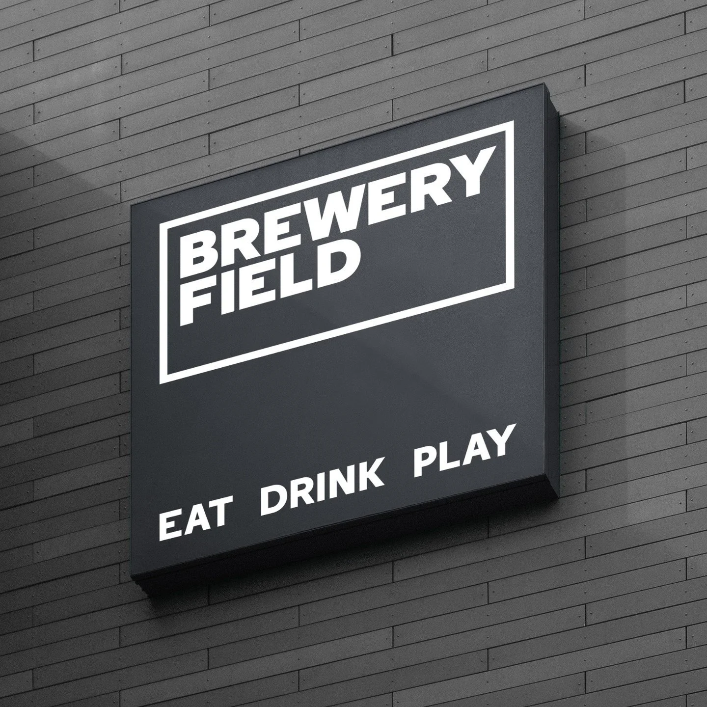 Logo design and brand concept for Brewery Field. A fresh new look was needed for the relaunch of the hospitality branch at Bridgend Stadium, featuring new dedicated spaces for street food, bars and entertainment. 

#branding #brandidentity #logo #log