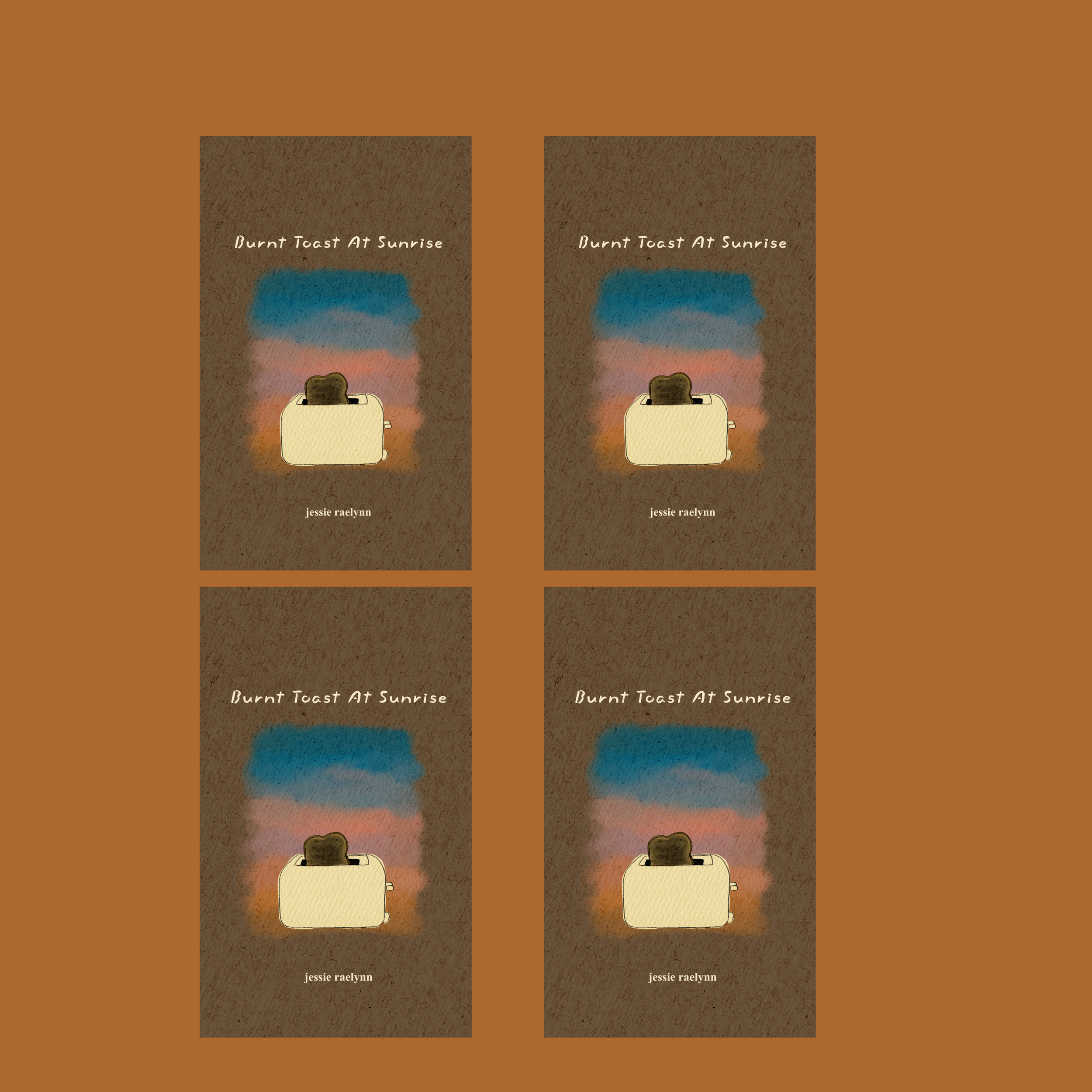 Signed Four Book Bundle of Burnt Toast At Sunrise (Pre-Order)