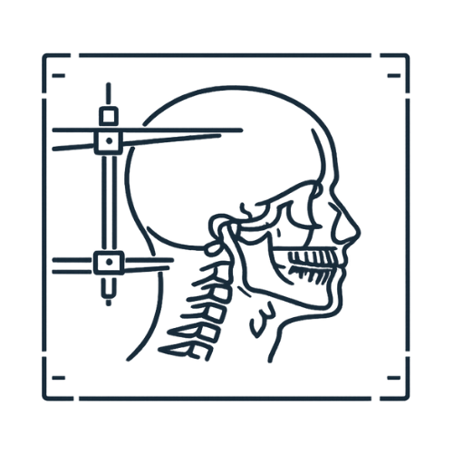icona di teleradiografia del cranio