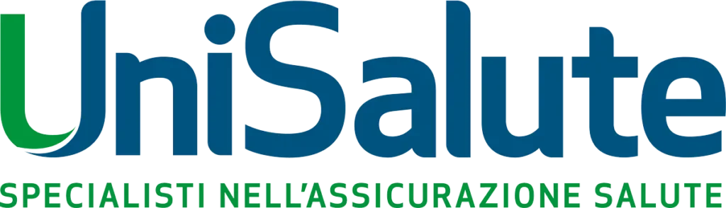 Logo di Unisalu e slogan 'Specialisti nell'assicurazione salute'.